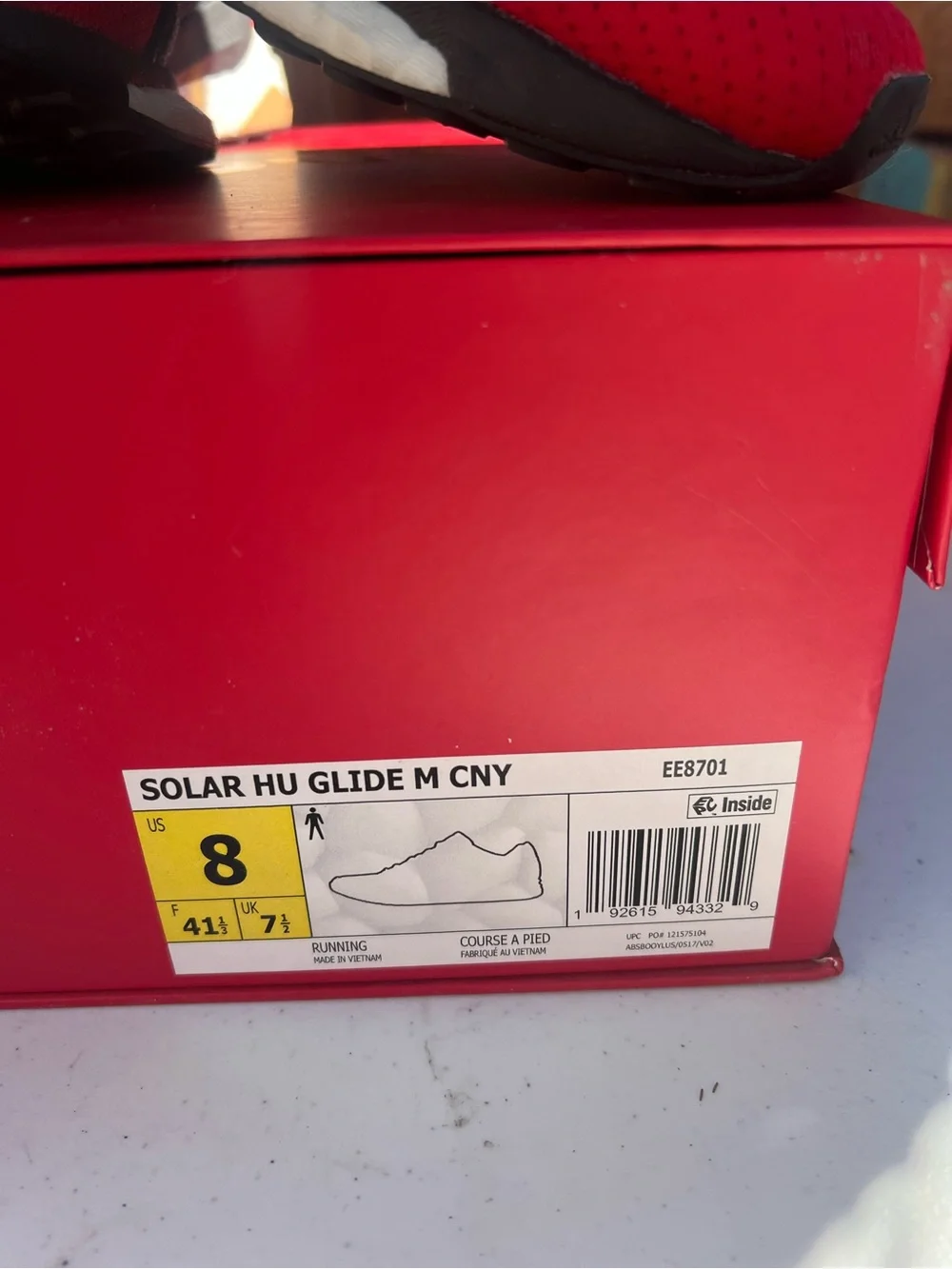 adidas Solar Hu Glide CNY Red & Black Sneakers